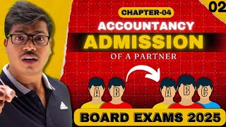 Admission of a partner  Part 2 Journal entries with Imp Questions  Class 12 Accounts 20242025 [upl. by Marwin]