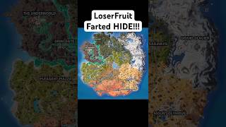 LoserFruit Farted HIDE loserfruit fortnite egirl [upl. by Smart]