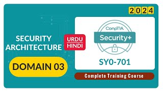 Security Architecture  CompTIA Security SY0701  Domain 03  URDU  HINDI [upl. by Telimay413]