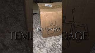 Temu luggage  Temu unboxing  Luggage review shorts luggage temu unboxingvideo suitcases [upl. by Burkitt]