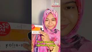 Kojie san soap Honest review trending skinlightening whiteningcream sunscream kojiesansoap [upl. by Rema]