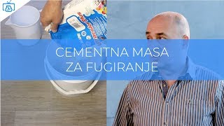 Fugiranje cementnom masom Ultracolor Plus [upl. by Eimarej174]