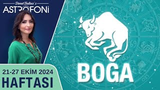 Boğa burcu haftalık burç yorumu 2127 Ekim 2024 Astrolog Demet Baltacı astroloji burçlar haber [upl. by Ennairda]