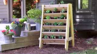 How to Build a Vertical Herb Planter [upl. by Lais]