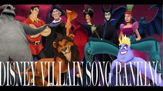 My Top 10 Disney Villain Songs [upl. by Salomo551]