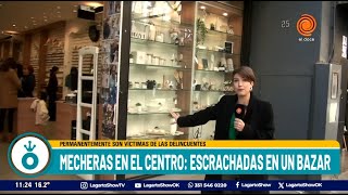 MECHERAS en el centro comerciantes son víctimas de las delincuentes [upl. by Otineb]