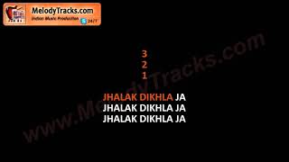 Jhalak Dikhla Ja  VIDEO Karaoke  Himesh Reshammiya  Aksar [upl. by Millard]