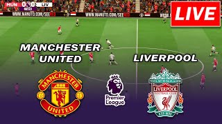 🔴LIVE  Manchester United vs Liverpool  Premier League 20232024 Match MUNLIV [upl. by Alleiram]