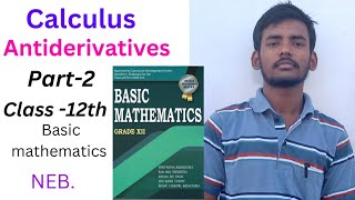 Antiderivatives 02  calculus grade12th basic mathematics in Nepali ceewallahpraveen5046 [upl. by Neira]