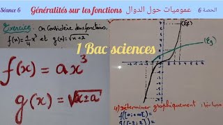 Généralités sur fonctionsséance61 bac sc ex et Sm parité dune fonction 6الدوال باك علوم الحصة [upl. by Atnoved]