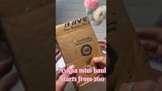 Nykaa mini haulStrats from 200Must have products nykaamakeuphaul makeup youtubeshort haul [upl. by Hasen]