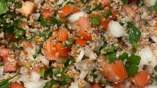 DELICIOUS Tabouli salad or Tabbouleh [upl. by Romilda]