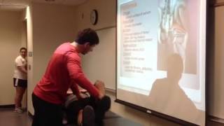 Piriformis Palpation Manual Therapy and Stretch [upl. by Donia]