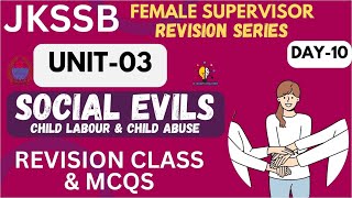 LEC10 II SOCIAL EVILS PART01 II MCQS amp REVISION SERIES II UNIT03 II BY BHANU MAAM jkssb [upl. by Eittah]