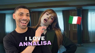 American Reacts Annalisa  Sinceramente Official Video Sanremo 2024 🇮🇹 [upl. by Ahsyat]