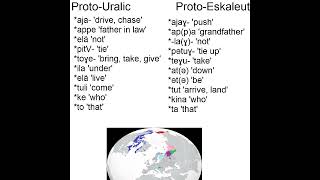 UraloSiberian proposed cognates Finnish Greenlandic Inuit Uralic Finland finnishlanguage [upl. by Yentrac797]