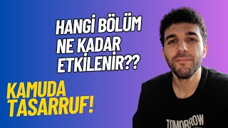 Hangi Bölüm Nasıl Etkilenir KAMUDA TASARRUF TEDBİRLERİ [upl. by Ididn]