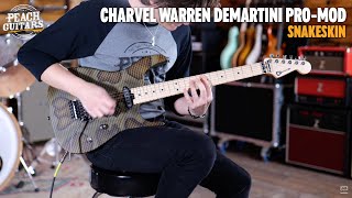 No TalkingJust Tones  Charvel Warren DeMartini Signature ProMod  Maple  Snakeskin [upl. by Ecam]