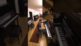 Practise pedal demonstration on a Yamaha U3 piano [upl. by Wagshul]