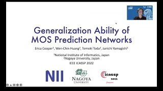 Generalization Ability of MOS Prediction Networks [upl. by Scevor810]