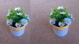 How to Make Flowers Vase Making  Origami Disposable Glass Vass  Paper Crafts [upl. by Iegres]