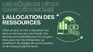 📹 Vidéo 1  Le rôle de l’État dans l’économie 🏛️💼 [upl. by Ahsaeyt]