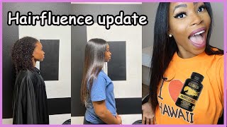 GROW LONG HAIR Highly Requested Hairfluence Hair Update [upl. by Crandall]