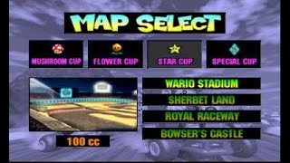 Mario Kart 64 Star Cup 100cc  Daedalus643DS Emulator  N64 on New 3DS [upl. by Coco]