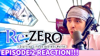 Reinhard the Swordsman  ReZero Episode 2 Directors Cut REACTION [upl. by Aloeda]