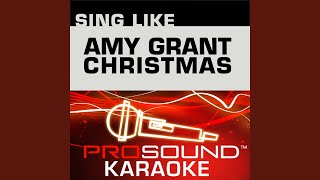 Rockin Around The Christmas Tree Karaoke with Background Vocals In the Style of Amy Grant [upl. by Ydiarf]