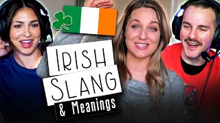 Learning Irish Slang and Phrases REACTION  Wolfe Momma [upl. by Slavin]