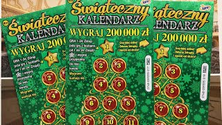 ⭐️ŚWIĄTECZNY KALENDARZ🎄premiera zdrapki lotto [upl. by Llyrpa950]