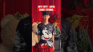 DJ FIFTY FIFTY  CUPID REMIX DANCE TUTORIAL short danceshorts [upl. by Rodnas]