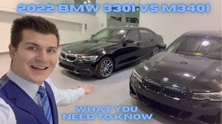 2022 BMW 330i vs M340i [upl. by Doralin137]