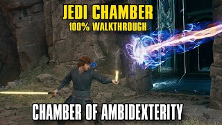 Star Wars Jedi Survivor  Chamber of Ambidexterity Walkthrough w ALL collectibles [upl. by Aivataj876]