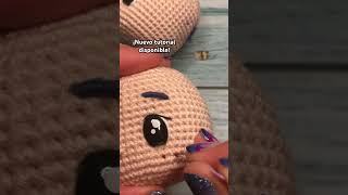 TUTORIAL CORALINE 👻 haloween amigurumi tutorial crochet pasoapaso amigurumitutorial [upl. by Aramoj]