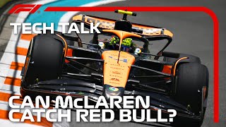 Can McLarens Upgrades Help Catch Red Bull  F1 TV Tech Talk  Cryptocom [upl. by Asssilem]