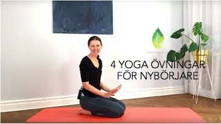 4 övningar du kan göra varje dag  yoga för nybörjare  Annas yoga studio [upl. by Docia]