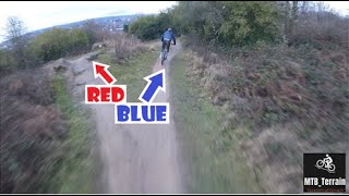 Parkwood Springs MTB Trail  Sheffield BLUE AND RED [upl. by Olbap]