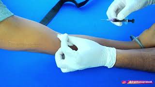 How To Do Venous Blood Sampling Venipuncture  StepbyStep Description of Procedure  Clinicals [upl. by Leafar]