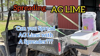 CAN YOU SPREAD AG LIME WITH A SPREADER [upl. by Erelia]