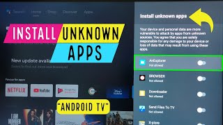 NOKIA Android TV  How to Allow Install Apps From Unknown Sources  Fix App Not Installed Error [upl. by Landre]