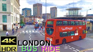 London Bus Rides 🇬🇧 Route 472 🚍 North Greenwich Station to Thamesmead Town Centre [upl. by Wootten227]