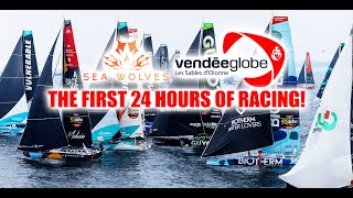 Sea Wolves Vendee Globe 2024 report The first 24 hours of racing  Conrads innovative IMOCA [upl. by Adnalu156]