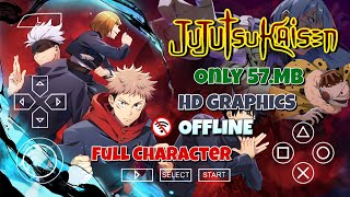 Game Jujutsu Kaisen PPSSPP on Android Offline HD Graphics Full Characters Mod Naruto  Gameplay [upl. by Russon]