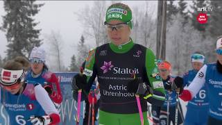 Skiathlon 75 km klassisk  75 km fri teknikk kvinner  NM Gåsbu Hamar  13 januar 2018 [upl. by Netsreik]