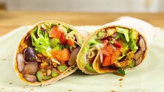 Wraps Rezept Mexikanische Füllung vegan  Der Bio Koch [upl. by Aneis]