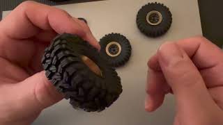 Alloy beadlock wheels for Orlandoo Hunter  best upgrade for micro crawler by Tiny4X4 [upl. by Rosabelle]