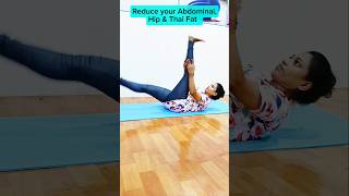 Reduce Hip Thigh and Abdominal fat Exercise [upl. by Ahseenak]