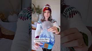 Free Mosaic Hat Pattern  Video Tutorial  6 Sizes Make a winter hat for the whole family [upl. by Eeral43]